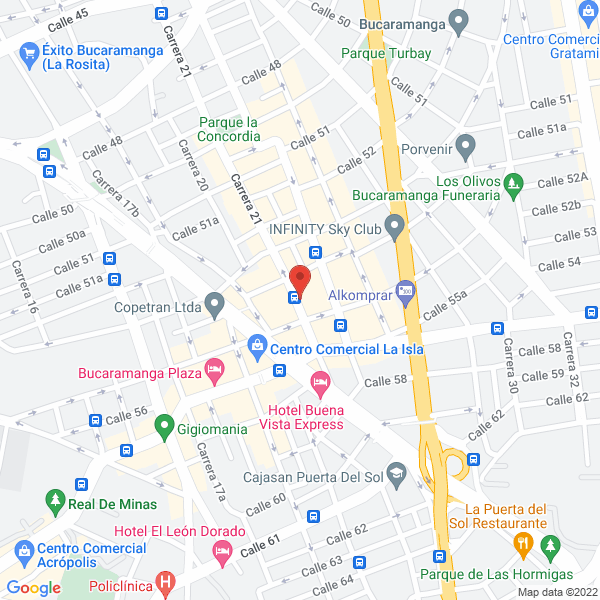 Map of Extinfuegos