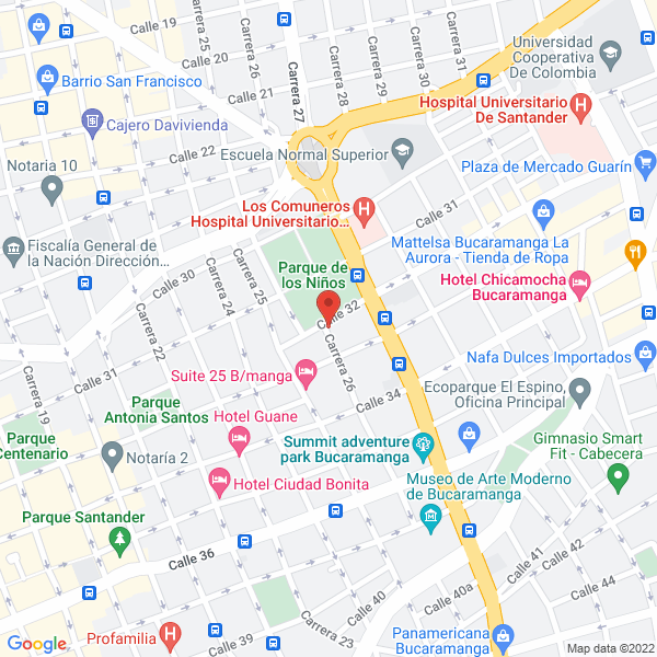 Map of Ferreléctricos El Rayo Cañaveral