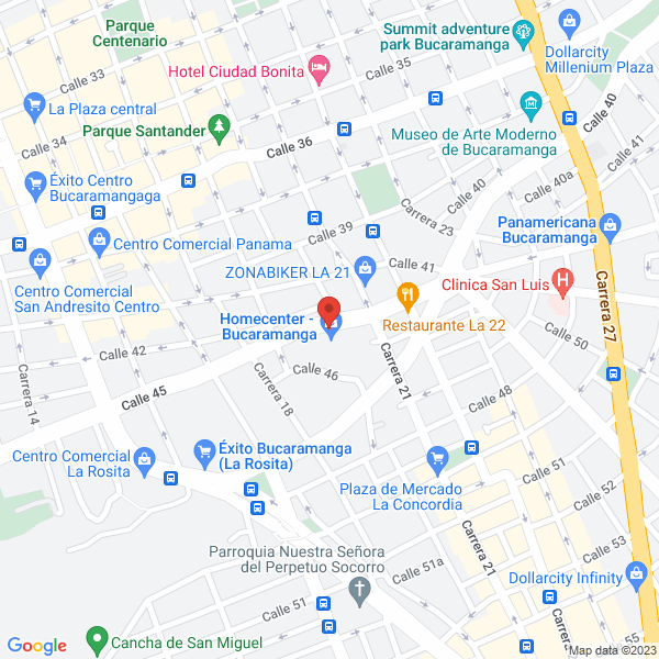 Map of Consultorio Odontológico Elizabeth Tapias Badillo