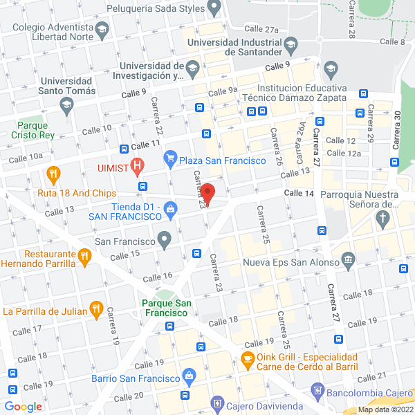 Map of Energía Solar Y Gas