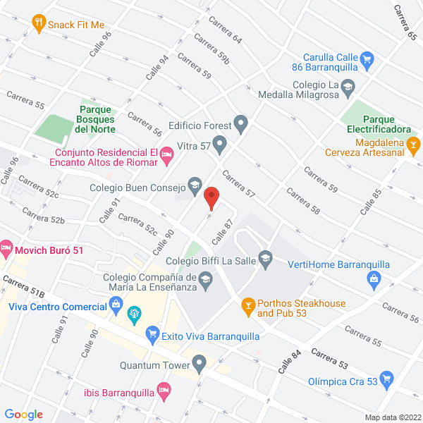 Map of Food Healthy Fhx S.A.S.
