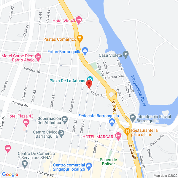 Map of Ferrepunto - Comercial J.F.I. Ltda.