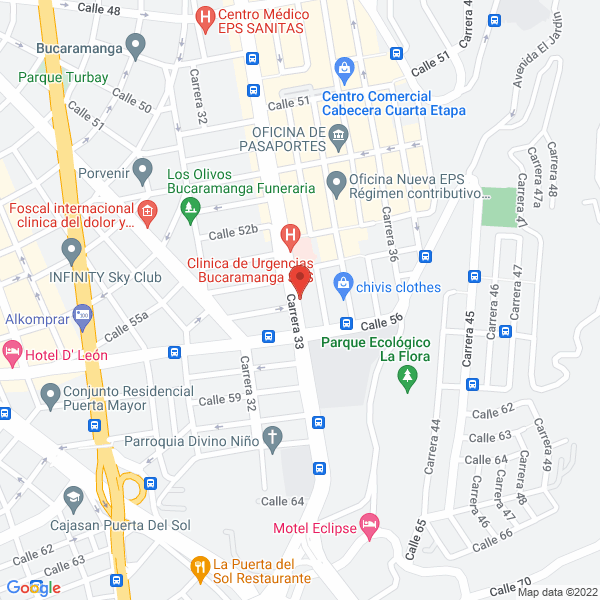Map of Eucalyptus
