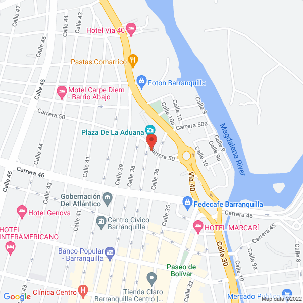Map of Francisco Bustamante & Cía.