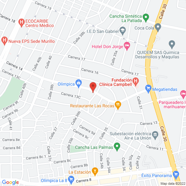 Map of Eco Metales De Colombia
