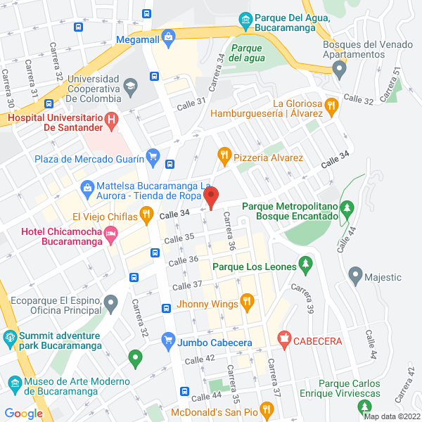 Map of Ecoservicios C.T.A