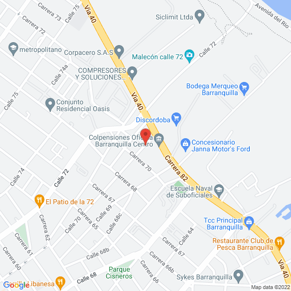 Map of Fitting Valves S.A.S