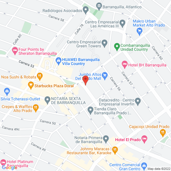 Map of Flor Andina Adelita Huyke De Ruiz