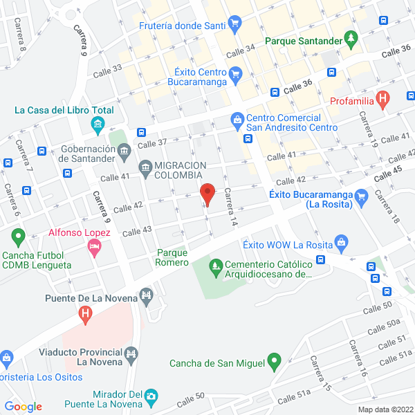 Map of Funeraria Pablo Sexto