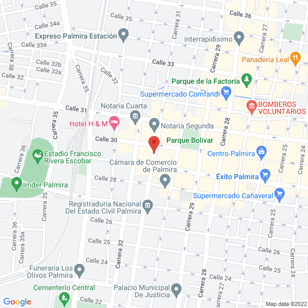Map of La Casa De Las Togas Eventos