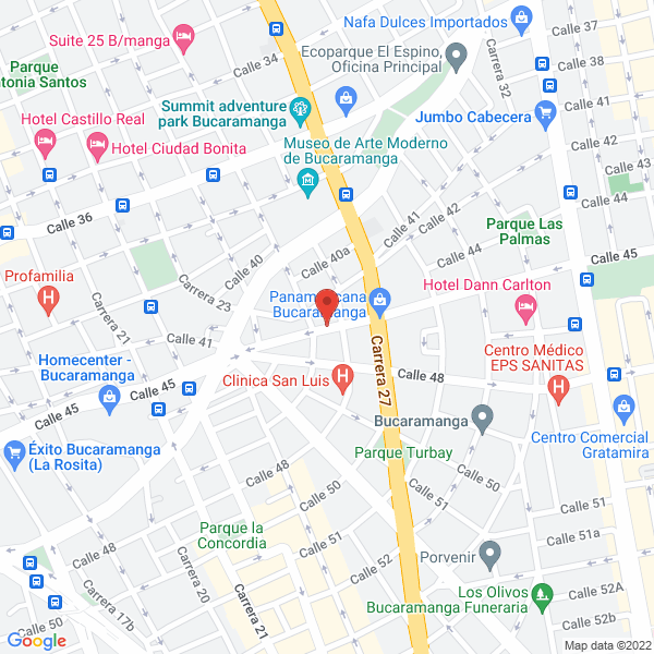 Map of Floristería Las Margaritas
