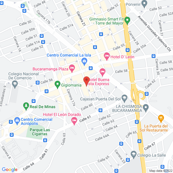 Map of Fuente De Soda Donde Isabella