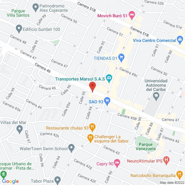 Map of El Testamento Restaurante