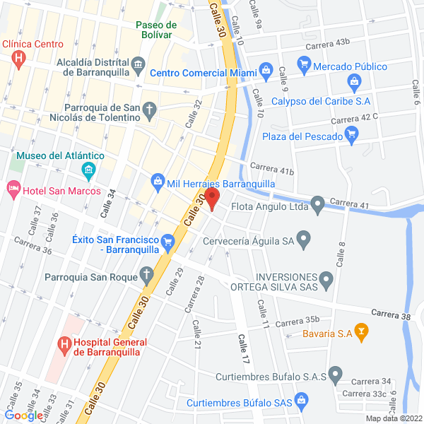 Map of Ferretería La 40
