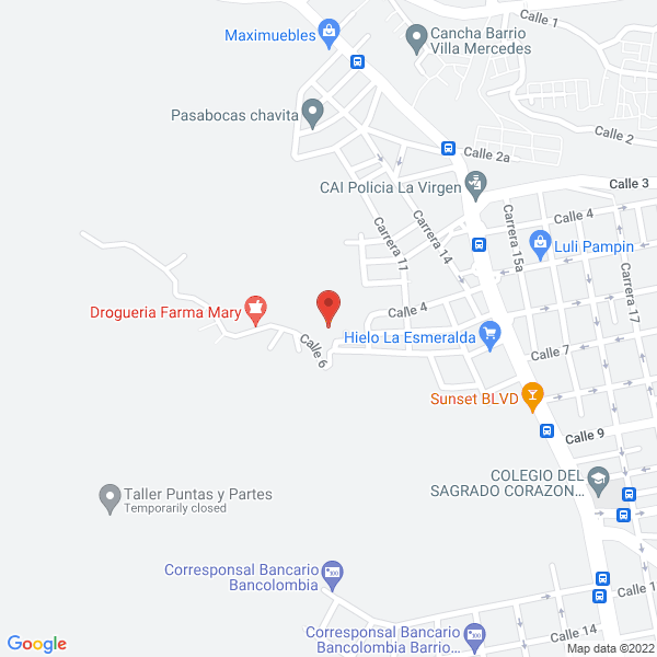 Map of Ferretería La Cancha