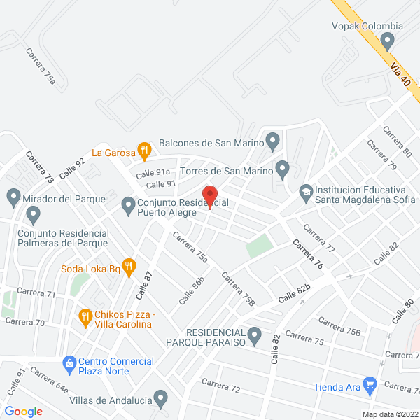 Map of Grandes Clientes S.A.S.
