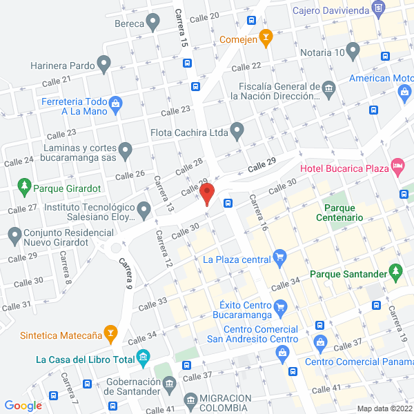 Map of Guantes Emmily