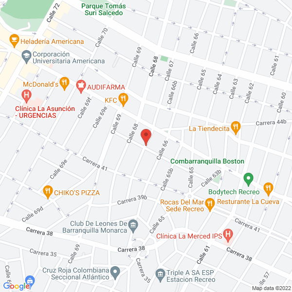 Map of Fundación Manos Unidas