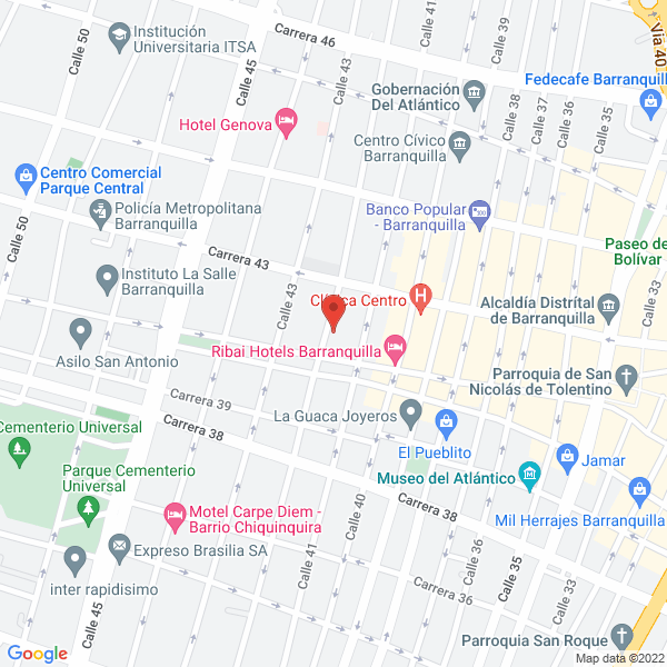 Map of Grupo Empresarial Pasteur