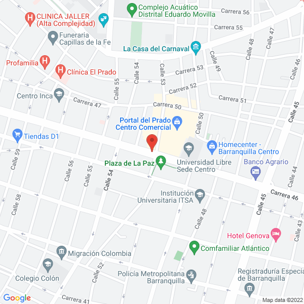 Map of Gustavo López Garzón