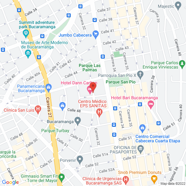 Map of Gerencia Del Capital Humano