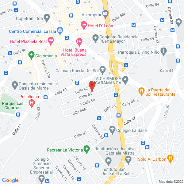 Map of Germán Pinto Tours