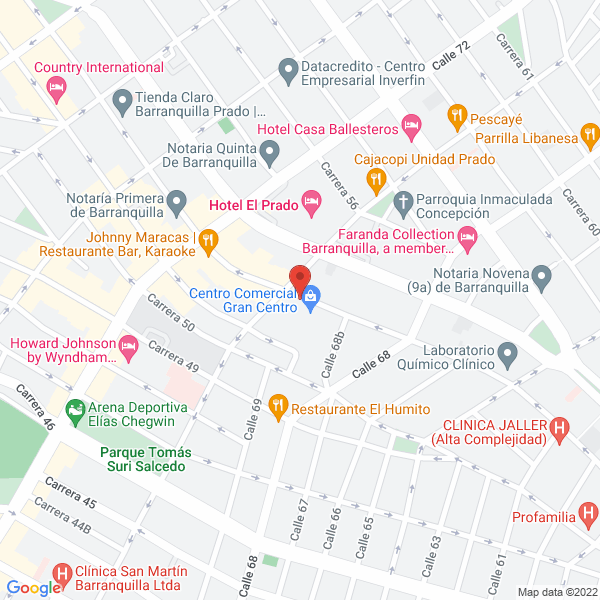Map of Gestión Cartera Y Asesorías Ltda