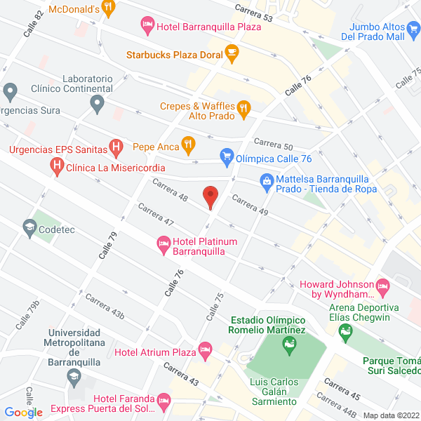 Map of Globalsoft T&S S.A.S.