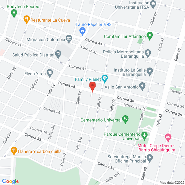 Map of Hertec Ltda