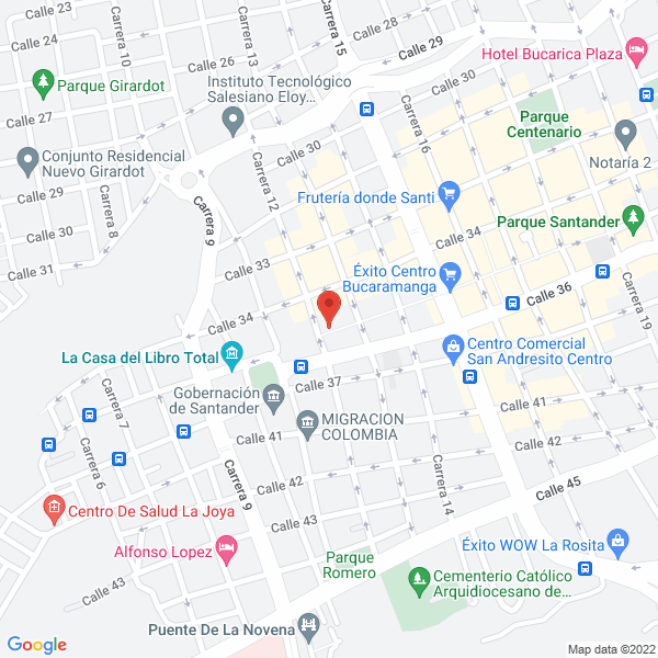 Map of Henry Castro Monsalve