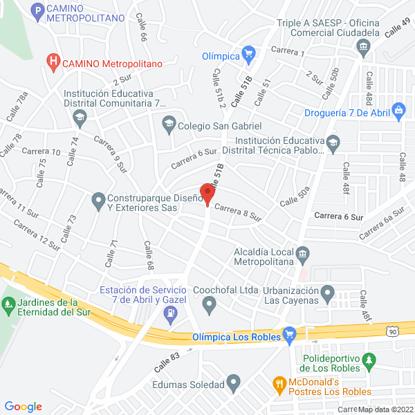 Map of Ferromateriales Zharick