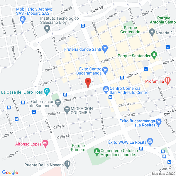 Map of Hector Raul Forero López