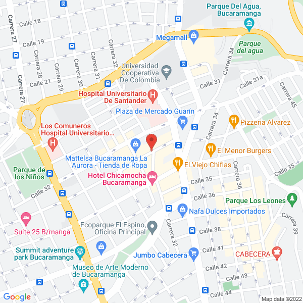 Map of Fisioseg