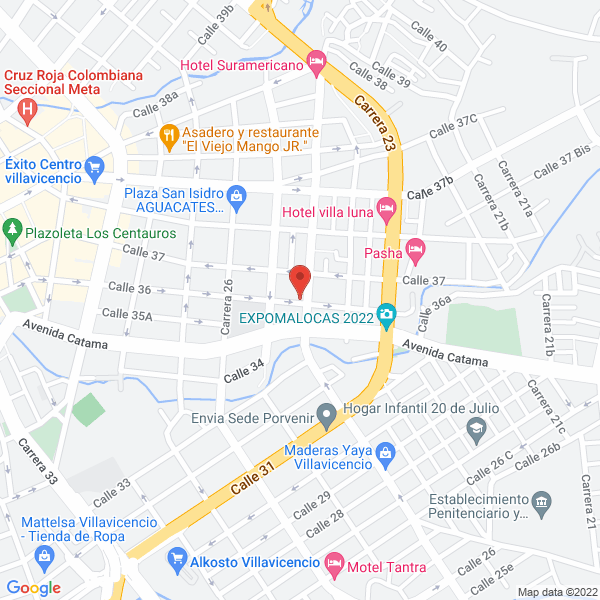 Map of Hotel Capri Real