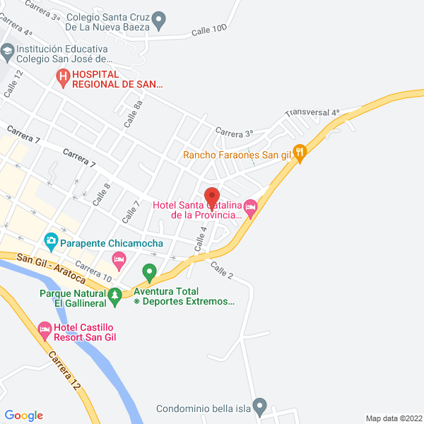 Map of Hotel Corata