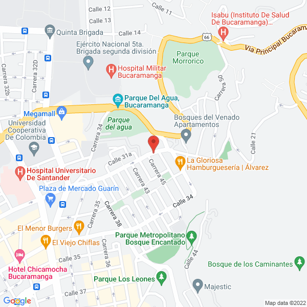 Map of Helados J.G.