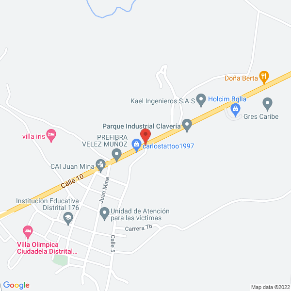 Map of Industrias Metálicas Visbal S.A.S.