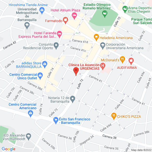 Map of Industrias Sedal S.A.