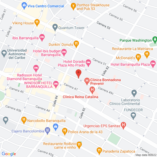 Map of Fundación Instituto Ricardo Manzur