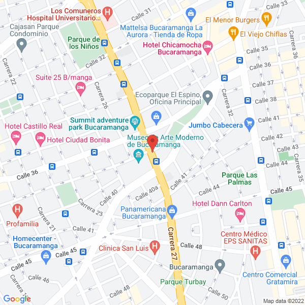 Map of Parqueadero Mejoras Públicas