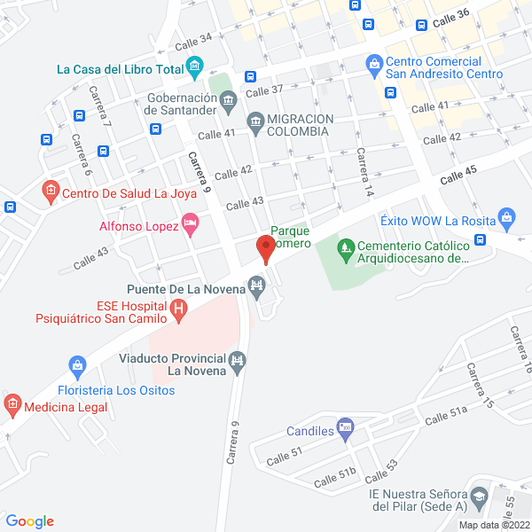 Map of Parra Duran Gustavo