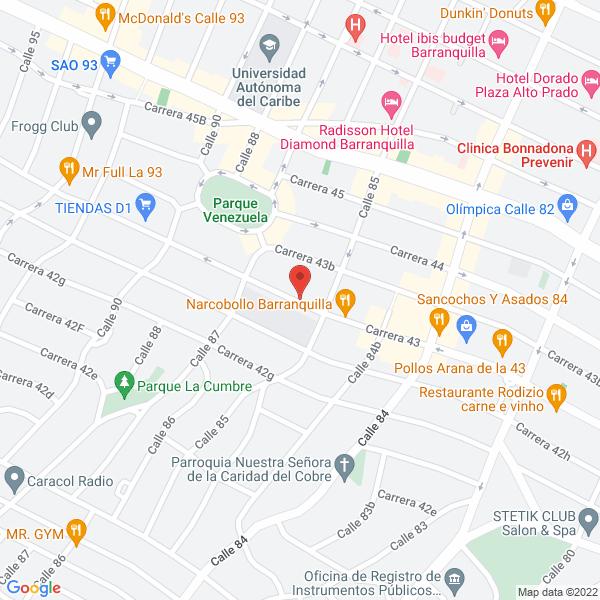 Map of Montes Sanchez Armando