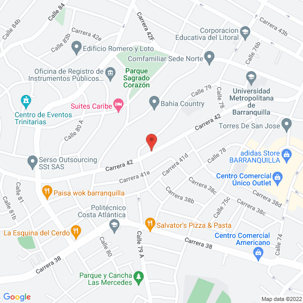 Map of R.P.G. Del Caribe Ltda.