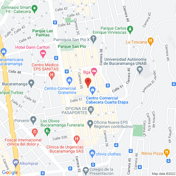Map of Marroquinería Motivos Éxito