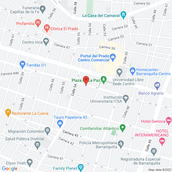 Map of Pfv Y Cía. Ltda.