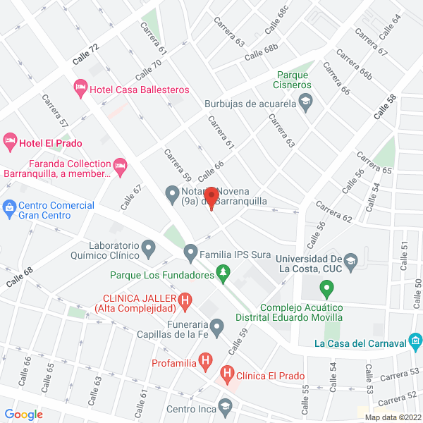 Map of Nelson Polo Carbonell & Cía. S. En C.