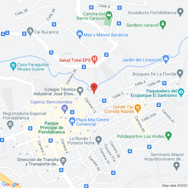 Map of Plata Santamaria Myriam Esther
