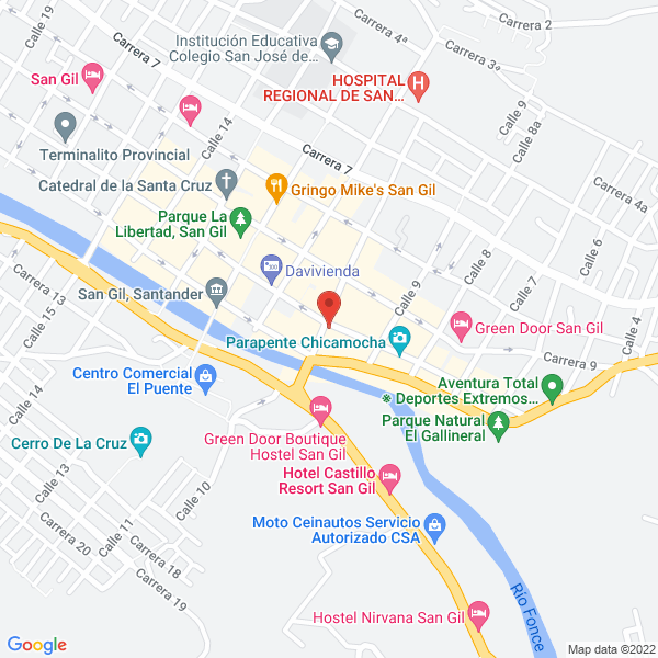Map of Restaurante La Autentica Brasa