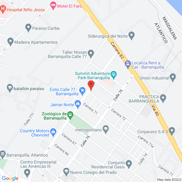 Map of Restaurante La Totuma