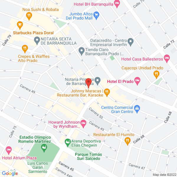 Map of Plaza 52